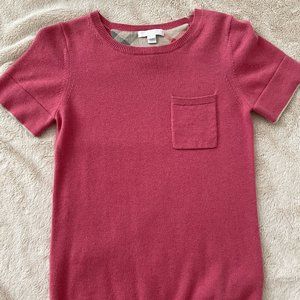 Burberry short sleeve knit XS